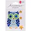 Аппликация из страз Santi Owl самоклеящихся 9.5х8 см (742989) - миниатюра 1