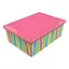 Коробка Qutu Trend Box Vibrant 25 л 52.5х37х17.5 см розовый (TREND BOX с/к VIBRANT25л.) - миниатюра 1