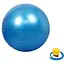 Мяч для фитнеса (фитбол) полумассажный "HMS" NE-HAS27-65-B синий 65 см - миниатюра 1