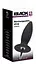 Анальна пробка Black Velvets Rechargeable Plug M 12.5 см (чорний) - мініатюра 6