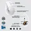 Мишка Logitech Lift Vertical Ergonomic Wireless/Bluetooth for Business Off-white (910-006496) - мініатюра 6