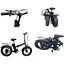 Електровелосипед фетбайк Bicystar 800w 19aH акб - мініатюра 6