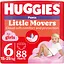 Уцінка. Підгузки-трусики для дівчаток Huggies Pants Little Movers 6 (15-25 кг) 88 шт. - мініатюра 1