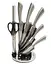 Набор ножей для кухни Bohmann BH-5273 из нержавеющей стали с подставкой 8 предметов - миниатюра 1