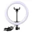 Кільцева світлодіодна Led LС-338 (36 см) із затискачем для телефону - мініатюра 1