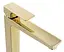 Смеситель для умывальника Rea Orix высокий gold REA-B7779 Золотой - миниатюра 2