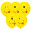 Шарик воздушный латексный с принтом 30 см (25) Smile, IDEA7-PB-33 - миниатюра 2