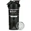 Шейкер спортивний BlenderBottle ProStak 22oz/650 мл з 2-ма контейнерами Black (PS 22oz Black/Black) - мініатюра 1