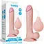 Фаллоимитатор с эякуляцией LoveToy Squirt Extreme 23 см телесный - миниатюра 1