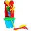 Набор для игры с песком Technok Toys 2742 мельница, ведерко, лопатка, грабельки - миниатюра 1