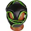 Боксерский тренировочный шлем PowerPlay 3100 PU XS Black/Green - миниатюра 3