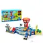 Детский гараж и парковка "Синий трактор" 9609 заправка, трактор 2 шт, дорожные знаки - миниатюра 1