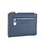 Жіночий гаманець маленький шкіряний De Esse LC14016-GD79 синій на магніті - мініатюра 1