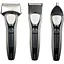 Акумуляторна машинка Daling DL-9253 3 в 1 чоловічий триммер для бороди носа та волосся 5Вт Сірий/Чорний - мініатюра 1
