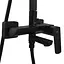 Душевая система TOPAZ LEXI TL 21122-H57-BL черная матовая для ванной комнаты с поворотным изливом - миниатюра 4