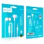 Дротові навушники Hoco M124 Wide universal earphones with microphone, 3.5mm, 1.2m, white - мініатюра 3