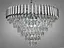 Каскадна кришталева люстра Діаша для вітальні на 15 ламп - мініатюра 2