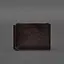 Кожаное портмоне 13.0 зажим темно-коричневый краст - миниатюра 10