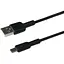 Мережевий зарядний пристрій Ridea RW-11111 Element Auto-ID USB - microUSB 2.1 A Black - мініатюра 3