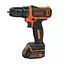 Аккумуляторная дрель-шуруповерт Black+Decker с АКБ и ЗП BDCDD12B - миниатюра 1