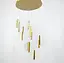 Каскадный светильник с ниспадающими золотыми монетками Line.F Количество ламп 12 - миниатюра 5