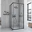 Душевая кабина Rea City 90x90 black REA-K6446, Черный матовый, Универсальная, прозрачная - миниатюра 2