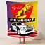 Плед плюшевий на подарунок 3D Peugeot 160х200 см - мініатюра 2