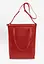 Шкіряний шоппер Nancy червоний - мініатюра 5