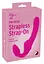 Страпон с вибрацией Vibrating Strapless Strap-On, 21,8 см (розовый) - миниатюра 9