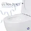 Унитаз напольный Qtap Jay Ultra Quiet с сиденьем Slim Duroplast/ Soft-close/ Quick Release QT07222175TW - миниатюра 4