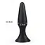 Анальна пробка LoveToy Lure Me Butt Plug Slim 11.5 см (чорний) - мініатюра 3