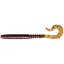 Силикон FishUP Vipo 3.6" #050 - Green Pumpkin Brown/Red & Purple (8 шт/уп) - миниатюра 1