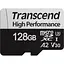Карта памяти Transcend 128GB microSDXC C10 UHS-I U3 A2 R160/W125MB/s + SD (TS128GUSD340S) - миниатюра 1