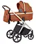 Універсальна коляска-книжка Carrello Vector CRL-6550 2в1 Coral Orange - мініатюра 3