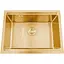 Золота мийка Nett NG-5742 під стільницю з нержавійки 1.5 мм кухонна станція - мініатюра 1