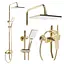 Душова система Rea Maximus gold з виливом REA-P2410, Золотий - мініатюра 3