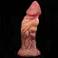 Фаллоимитатор Dual-Layered Silicone Nature Cock 7.0'' 18 см коричневый - миниатюра 7