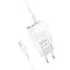Блок зарядний набір Hoco Easy charge C93A Lightning cable 3USB білий - мініатюра 2