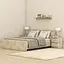 Кровать двуспальная MebelStar Нео 160x200 см Бетон (MBS-1132) - миниатюра 1