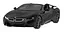 Машинка RASTAR BMW i8 Roadster на дистанційному керуванні + пульт 2,4 ГГц 1:12 чорний 95500 - мініатюра 3