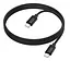 Кабель Hoco X122 Benefit USB Type-C - Type-C 60 W 3 А кабель для швидкого заряджання телефона 1 м Чорний - мініатюра 4