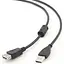 Кабель-подовжувач Cablexpert USB 2.0 AM/AF 3м ferrit (CCF-USB2-AMAF-10) - мініатюра 1