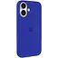 Чехол Epik Silicone case AAA with Magsafe and Animation button для Apple iPhone 16, 6.1 Ultramarine - миниатюра 1