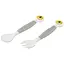 Ложка та виделка Canpol babies еластичні сірі (56/580) - мініатюра 1