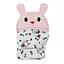 Прорезыватель-перчатка "Зайчик" Mega Zayka MGZ-0404(Pink) на липучке - миниатюра 1