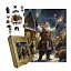 Дерев'яний фігурний пазл Коляда, А5, Картонна коробка 35 елементів - мініатюра 1