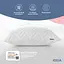 Подушка Ideia NORDIC COMFORT 60х60 см чохол зі стібкою 8-34961*001 - мініатюра 2