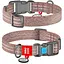 Нашийник для собак Waudog Re-cotton з відновленої бавовни з QR паспортом, світловідбивний, пластиковий фастекс, M, Ш 20 мм, Дов 24-40 см (4823089330143) - мініатюра 1