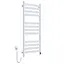 Электрический полотенцесушитель Navin Largo 500x1200 Sensor левостороннее с таймером, белый бархат 12-028153-3680, Белый матовый, Левое, Электронный - миниатюра 3