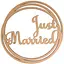 Напис декоративний Rosa Talent Just married МДФ 56х56 см - мініатюра 1